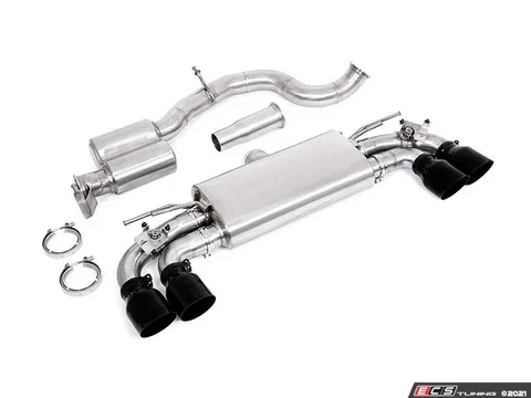 Unitronic Unitronic Cat-Back Exhaust System - Round Black Tips