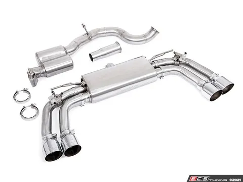 Unitronic Unitronic Cat-Back Exhaust System - Round Chrome Tips