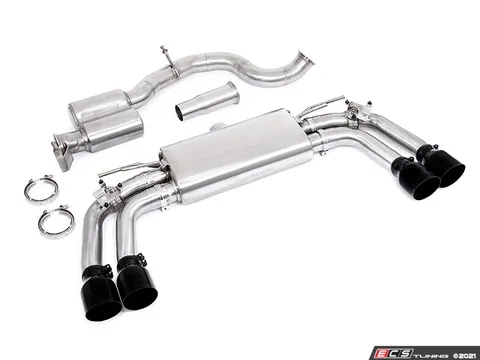 Unitronic Unitronic Cat-Back Exhaust System - Round Black Tips
