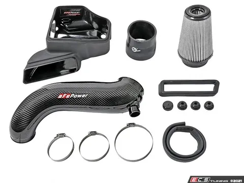 AFE Track Series Carbon Fiber Intake System W/ Pro DRY S Filter