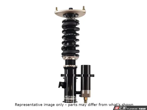 BC Racing ER Series Coilover Suspension Kit - 3-Bolt Top Mounts