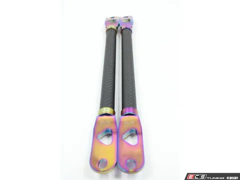 Vargas Turbo Technologies Carbon Fiber Strut Braces - Titanium