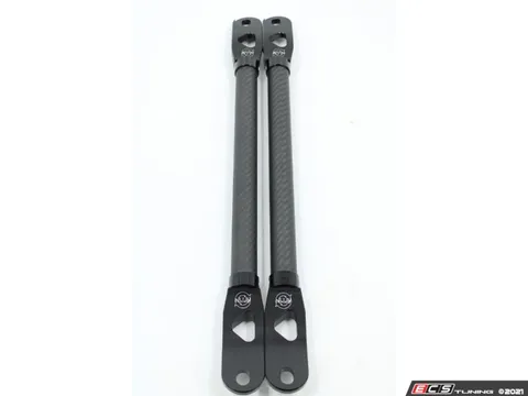 Vargas Turbo Technologies Carbon Fiber Strut Braces - Black