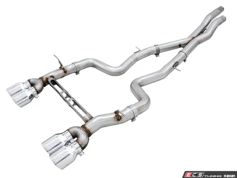 AWE AWE Track Edition Catback Exhaust - Chrome Silver