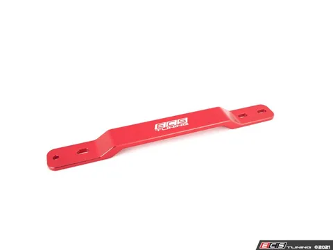ECS Billet Aluminum Tunnel Brace - Rear - Red Anodized