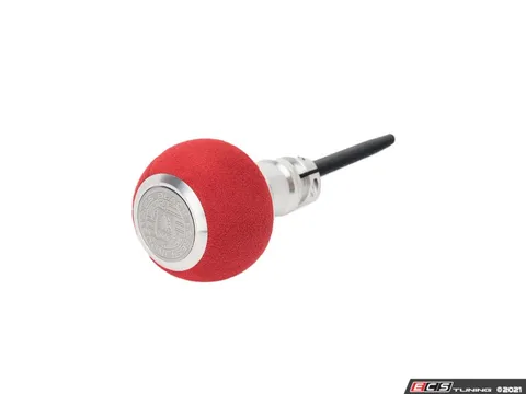 Black Forest Industries GS2 Automatic Shift Knob - Silver w/ Red Alcantara