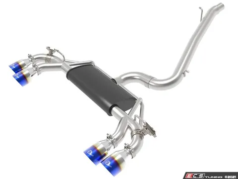 AFE MACH Force-Xp 3" Cat-Back Exhaust System - Blue Flame Tips