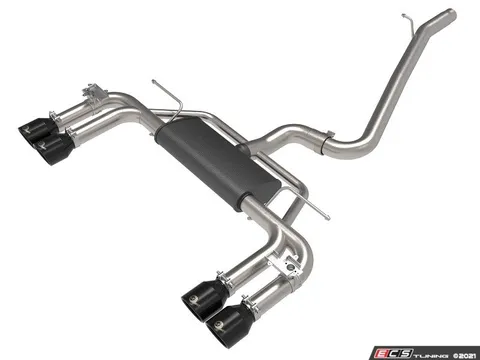 AFE MACH Force-Xp Stainless Steel Cat-Back Exhaust System W/ Black Tips