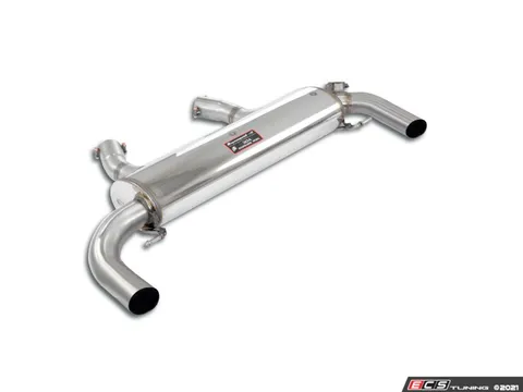 Supersprint Performance Muffler - OEM Tips - Non-Valved