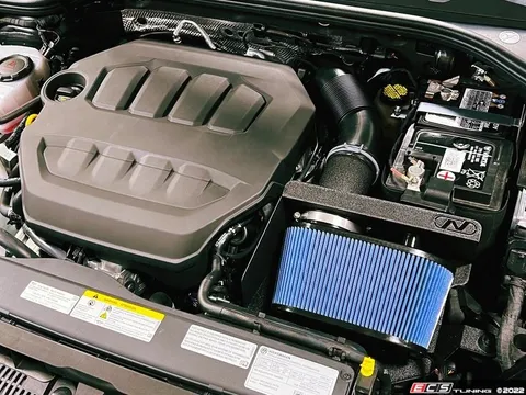 Neuspeed P-Flo Air Intake Kit - Black Pipe - Blue Oiled Filter