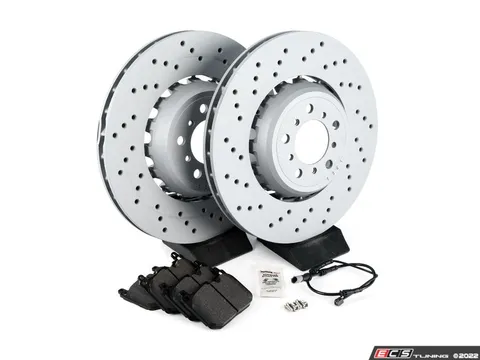 Assembled By ECS Front Performance Brake Service Kit