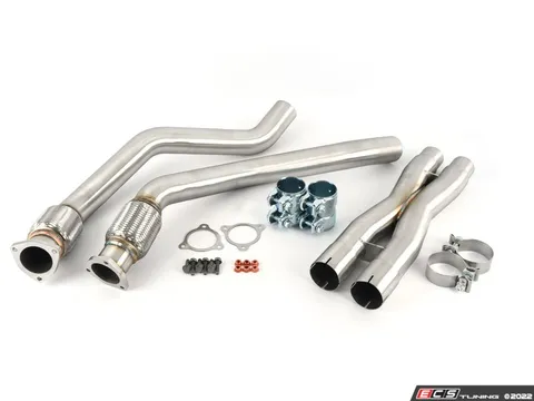 ECS B8 S4/S5/Q5 3.0T Downpipes With Integrated X-Pipe
