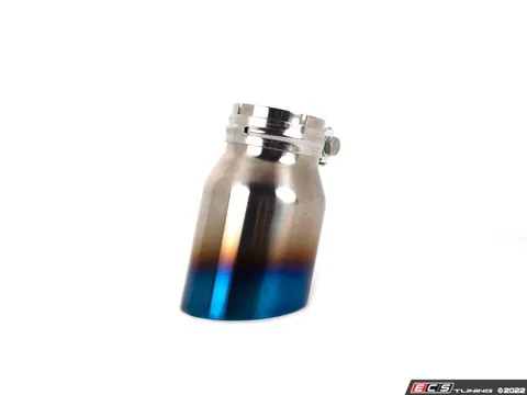 ECS ECS "Ti.22" UNIVERSAL Exhaust Tip - 3.5" Titanium - Burnt Finish - Priced Each