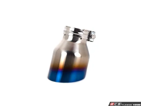 ECS ECS "Ti.22" UNIVERSAL Exhaust Tip - 4.0" Titanium - Burnt Finish - Priced Each