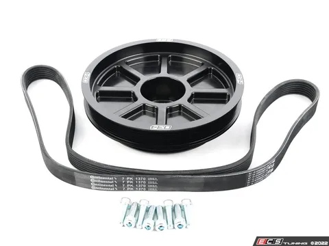 034Motorsport 3.0 TFSI Supercharger Crank Pulley Upgrade - 207mm