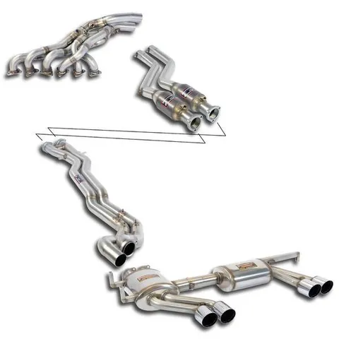 Supersprint Full Supersprint Exhaust System - Race (63.5mm)