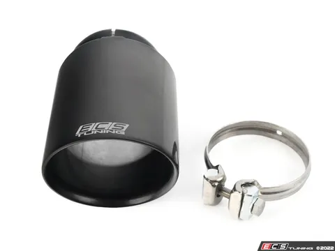 ECS ECS UNIVERSAL Swivel Exhaust Tip - 4.0" Black Chrome - Priced Each