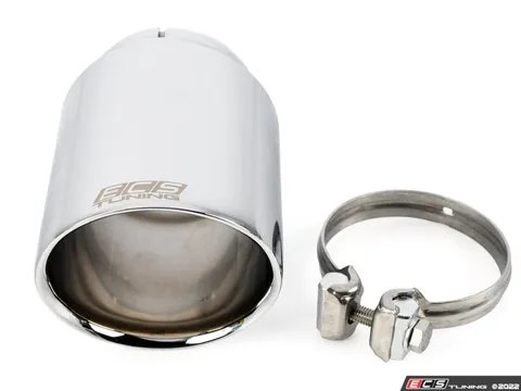 ECS ECS UNIVERSAL Swivel Exhaust Tip - 4.0" Chrome - Priced Each