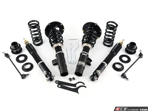 BC Racing BR Series Coilover Suspension Kit - Extreme Low - 5-Bolt Top Mounts