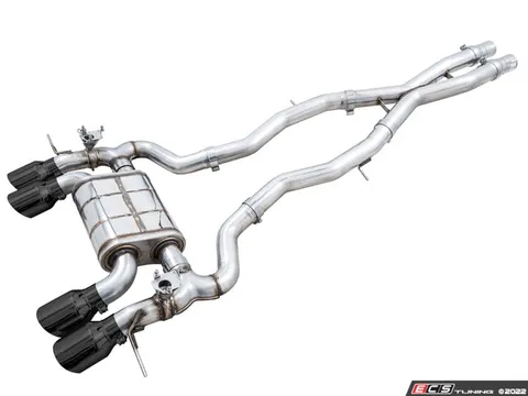 AWE AWE SwitchPath Catback Exhaust - Diamond Black Tips