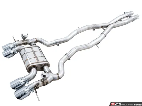 AWE AWE SwitchPath Catback Exhaust - Chrome Silver Tips