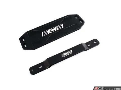 ECS Billet Aluminum Tunnel Brace Kit - Front & Rear - Black Anodized