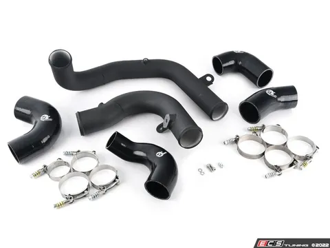 AFE BladeRunner Aluminum Hot And Cold Charge Pipe Kit - Black