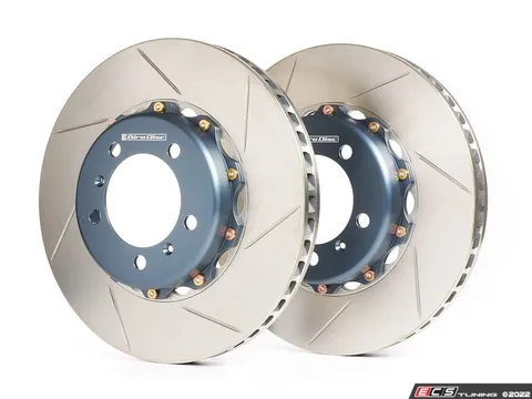 Girodisc Rear 2-Piece Floating Slotted Rotors - Pair (350mm)