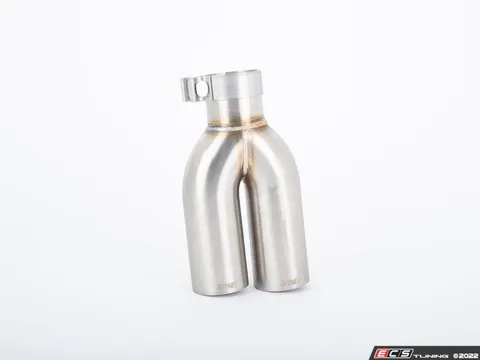 Turner Motorsport Turner Motorsport Single Wall Straight Cut Exhaust Tip - 2.5 Inlet - 3.0 OD - Stepped Right - Brushed