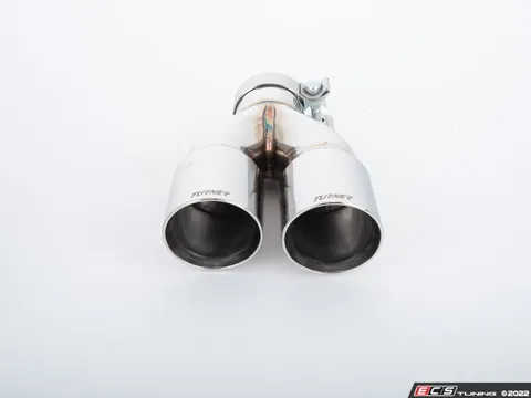 Turner Motorsport Turner Motorsport Double Wall Slash Cut Exhaust Tip - 2.5 Inlet - 3.0 OD - Stepped Left - Mirror