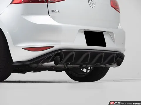 Doorbusters MK7 GTI Textured Black Rear Diffuser - With FREE Hatch Spoiler Extension