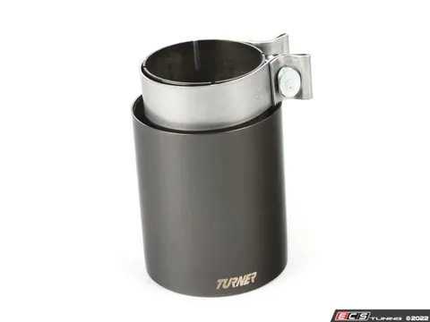 Turner Motorsport Turner 4" Universal Double Wall Exhaust Tip W/ Polished Black Chrome Finish