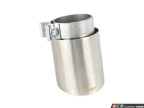 Turner Motorsport Turner 4" Universal Double Wall Exhaust Tip W/ Brushed Stainless Finish