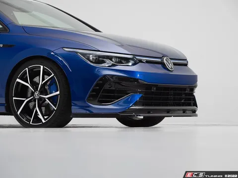 ECS MK8 Golf R Front Lip Spoiler - Gloss Black