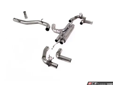 Milltek Sport MK8 R Non-Resonated (Loudest) Cat Back System