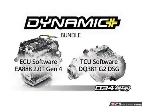 034Motorsport MK8 VW Golf GTI Dynamic+ Performance ECU & DQ381 G2 TCU Tuning Software