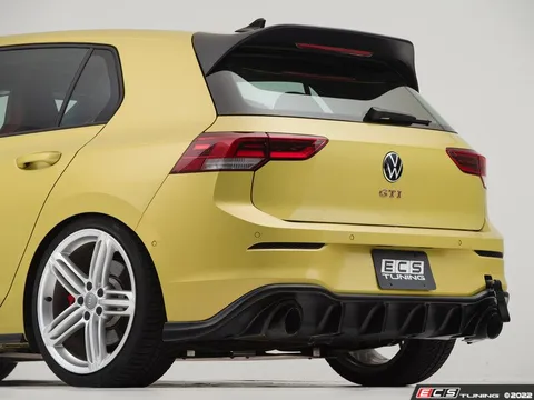 Doorbusters MK8 GTI Gloss Textured Rear Diffuser - With Hatch Spoiler Extension