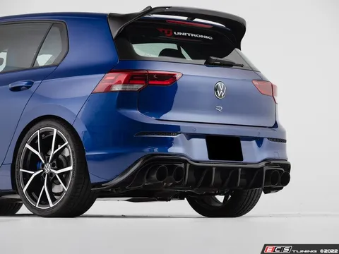 Doorbusters MK8 Golf R Gloss Black Rear Diffuser - With Hatch Spoiler Extension