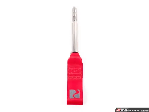 Rennline Front Strap Style Tow Hook - Red