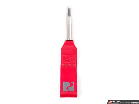 Rennline Strap Style Tow Hook - Red