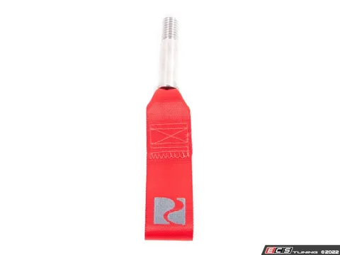Rennline Strap Style Tow Hook - Red