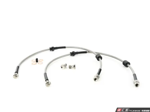Neuspeed Front Stainless Steel Brake Lines - Clear