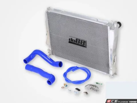 DO88 Aluminum Radiator - Blue Hose - E46 M3