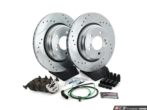 Power Stop Z26 Street Warrior Brake Kit - Rear