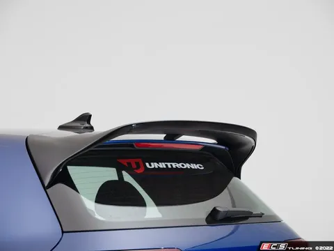 ECS MK8 Golf R Hatch Spoiler Extension - Gloss Black