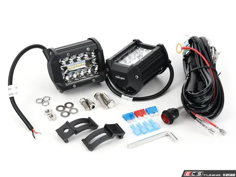 Bremmen Parts 4" Led Ditch Lights With Wiring Harness