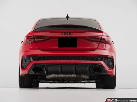 ECS Audi 8Y RS3 Rear Diffuser - Gloss Black