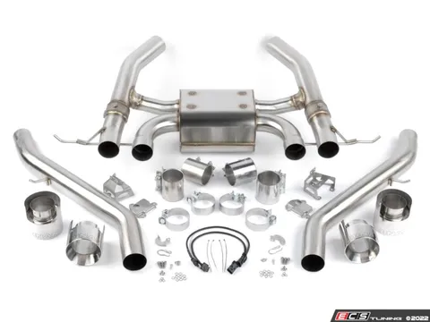 Dinan Dinan Valved Axle-Back Exhaust - 2021-2023 BMW M3/M4 - Polished Tips