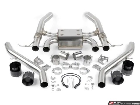 Dinan Dinan Valved Axle Back - 2021-2023 BMW M3/M4 - Black Tips