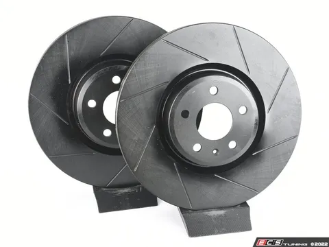ECS Front V5 Slotted Brake Rotors - Set (350x34)